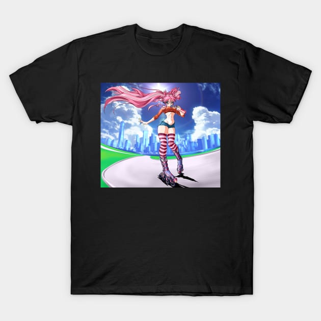 Trendy Skatin Yuimei T-Shirt by InfinityArk